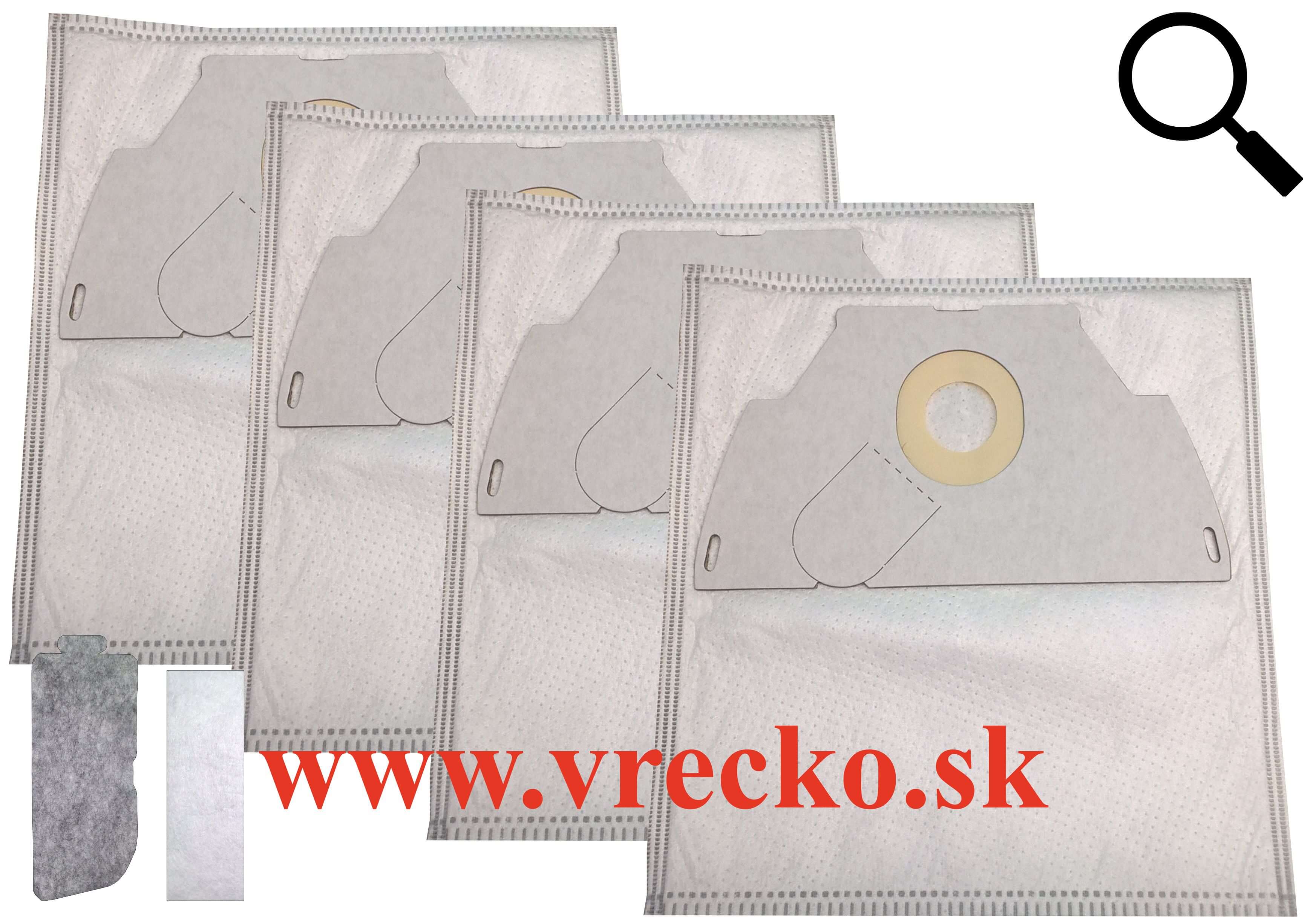 Electrolux 3601 textilné vrecká do vysávača, 4ks