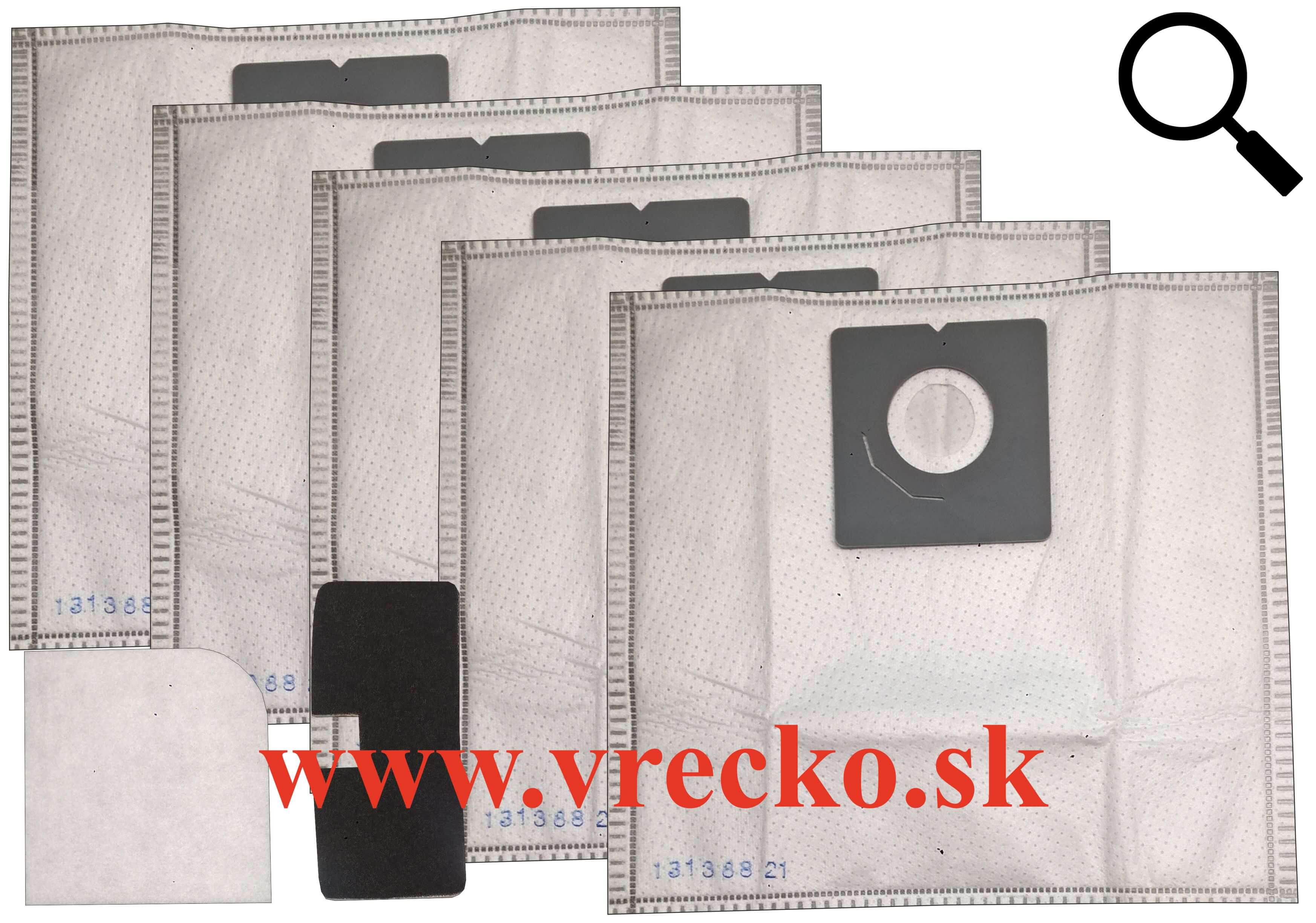 Sencor SVC 45 RD textilné vrecká do vysávača, 5ks