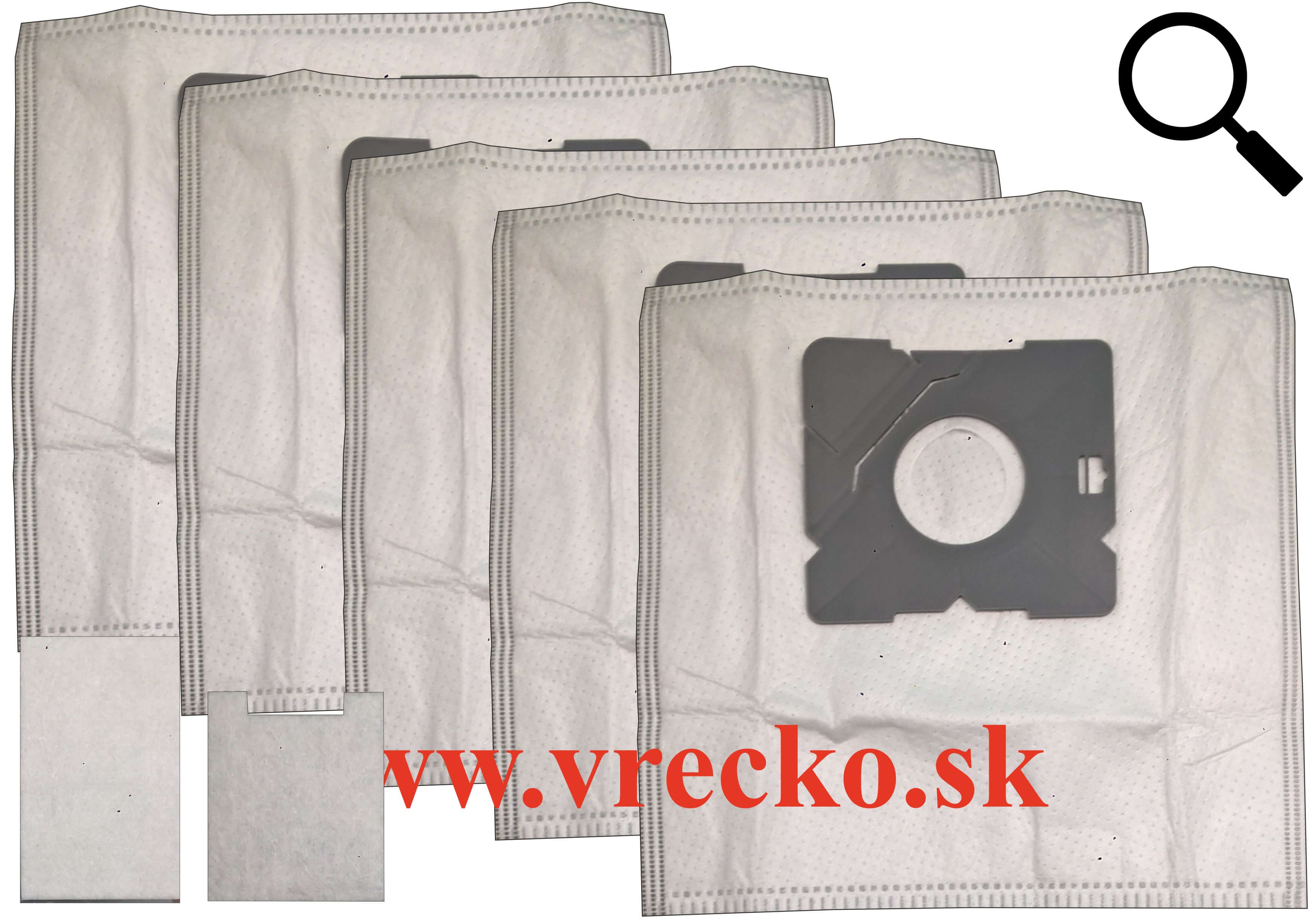 Sencor SVC 420 RD textilné vrecká do vysávača, 5ks