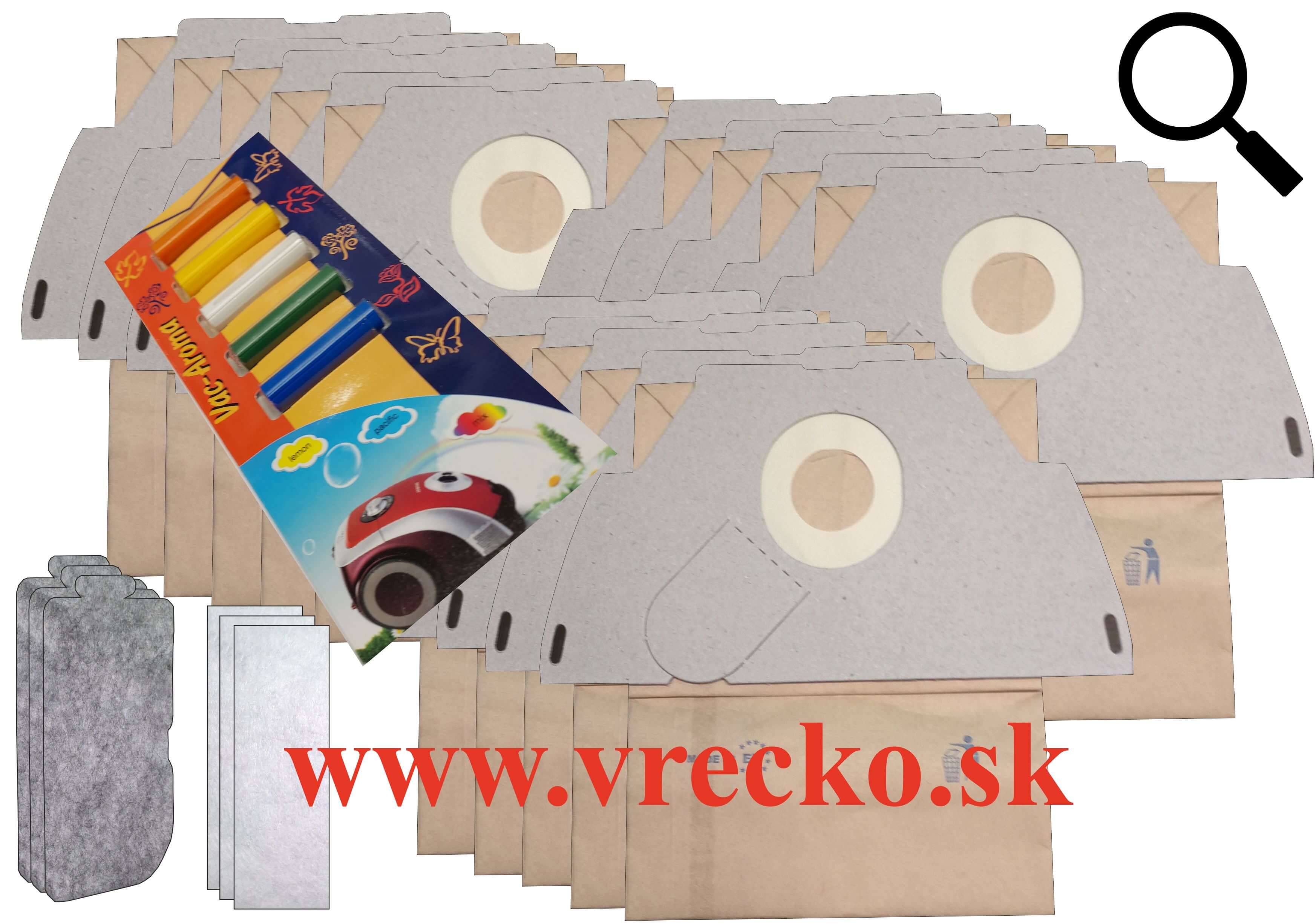 Electrolux 3601 - XL zvhodnen balenie papierovch vreciek do vysvaa + 5 ks vn do vysvaov MIX ZDARMA za cenu 3,99 (celkovo vreciek 15 ks)