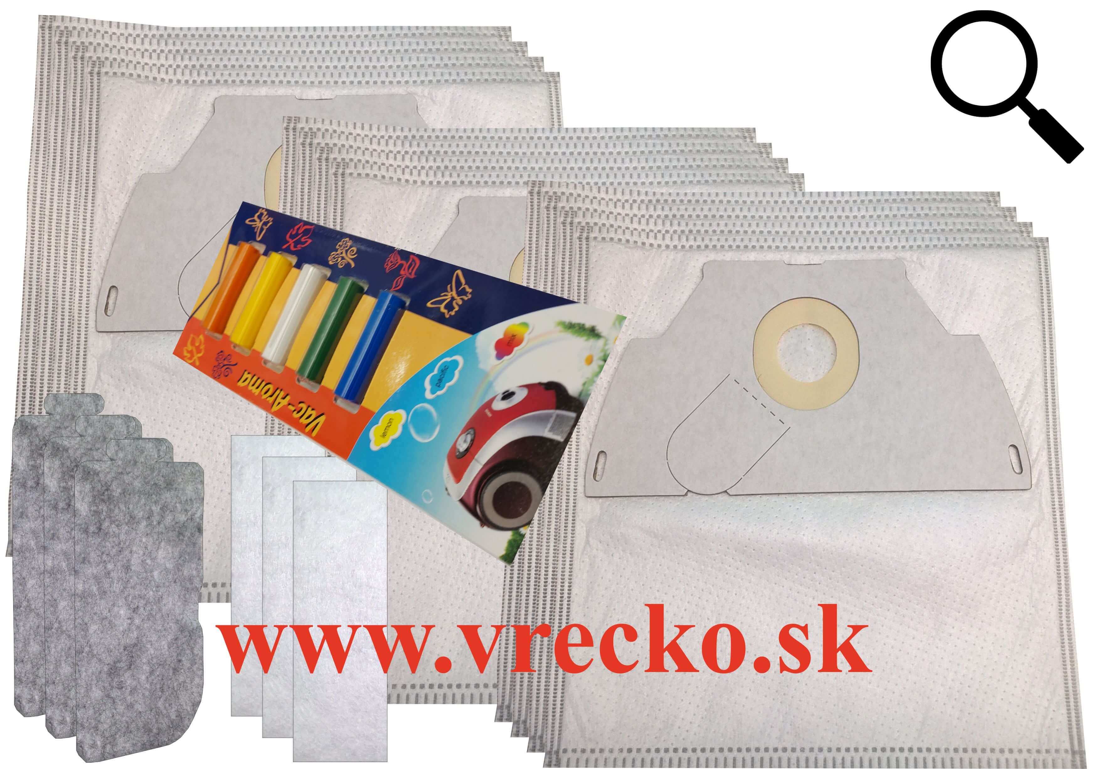 Electrolux 3601 - XL zvhodnen balenie textilnch vreciek do vysvaa + 5 ks vn do vysvaov MIX ZDARMA za cenu 3,99 (celkovo vreciek 12 ks)