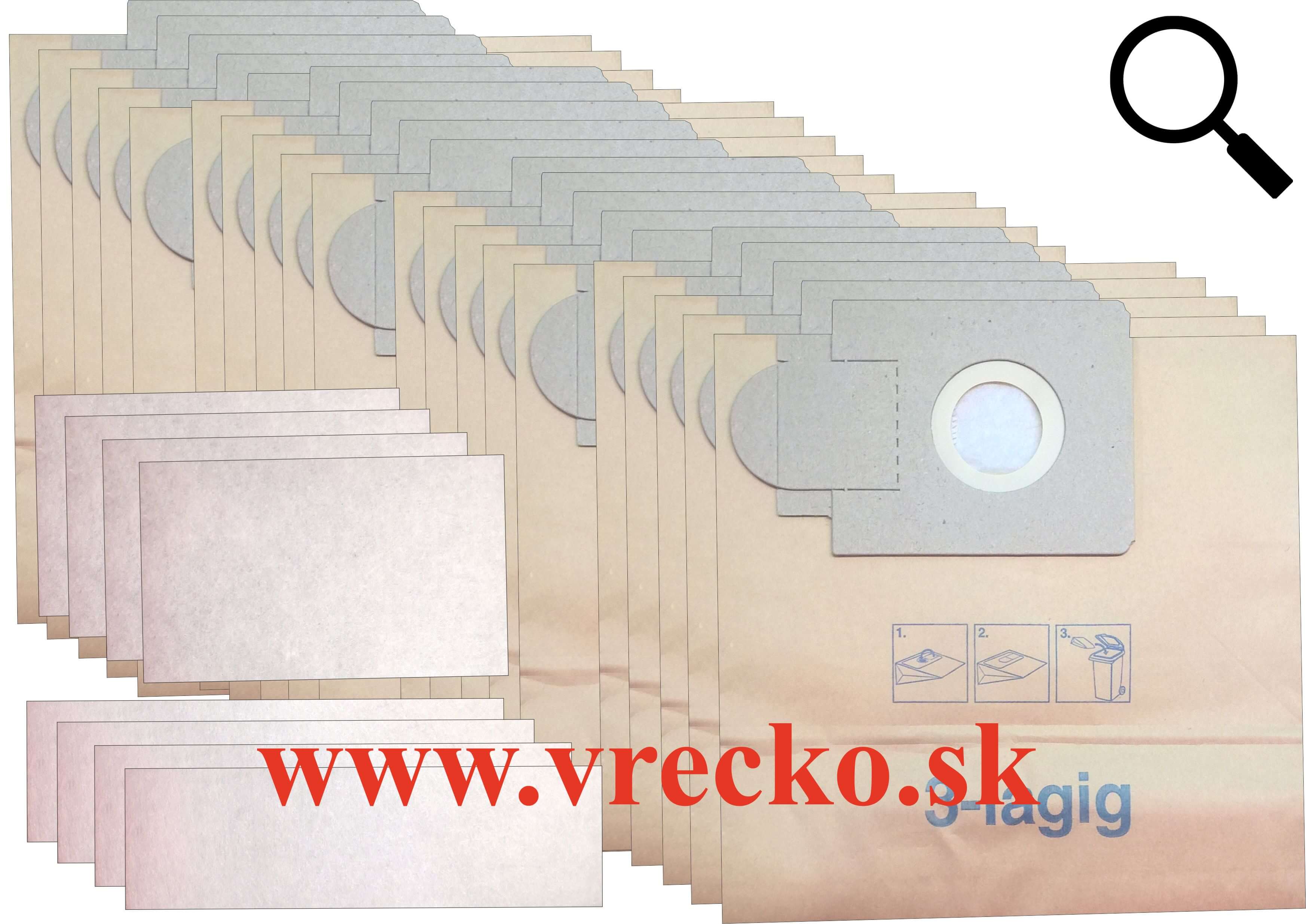 Zanussi H 1200 EL - Papierové vrecká do vysávača XXL vo zvýhodnenom balení s dopravou zdarma (20ks)