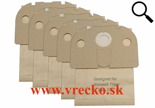 Vorwerk Gr. VK 250-252 papierové vrecká do vysávača, 5ks