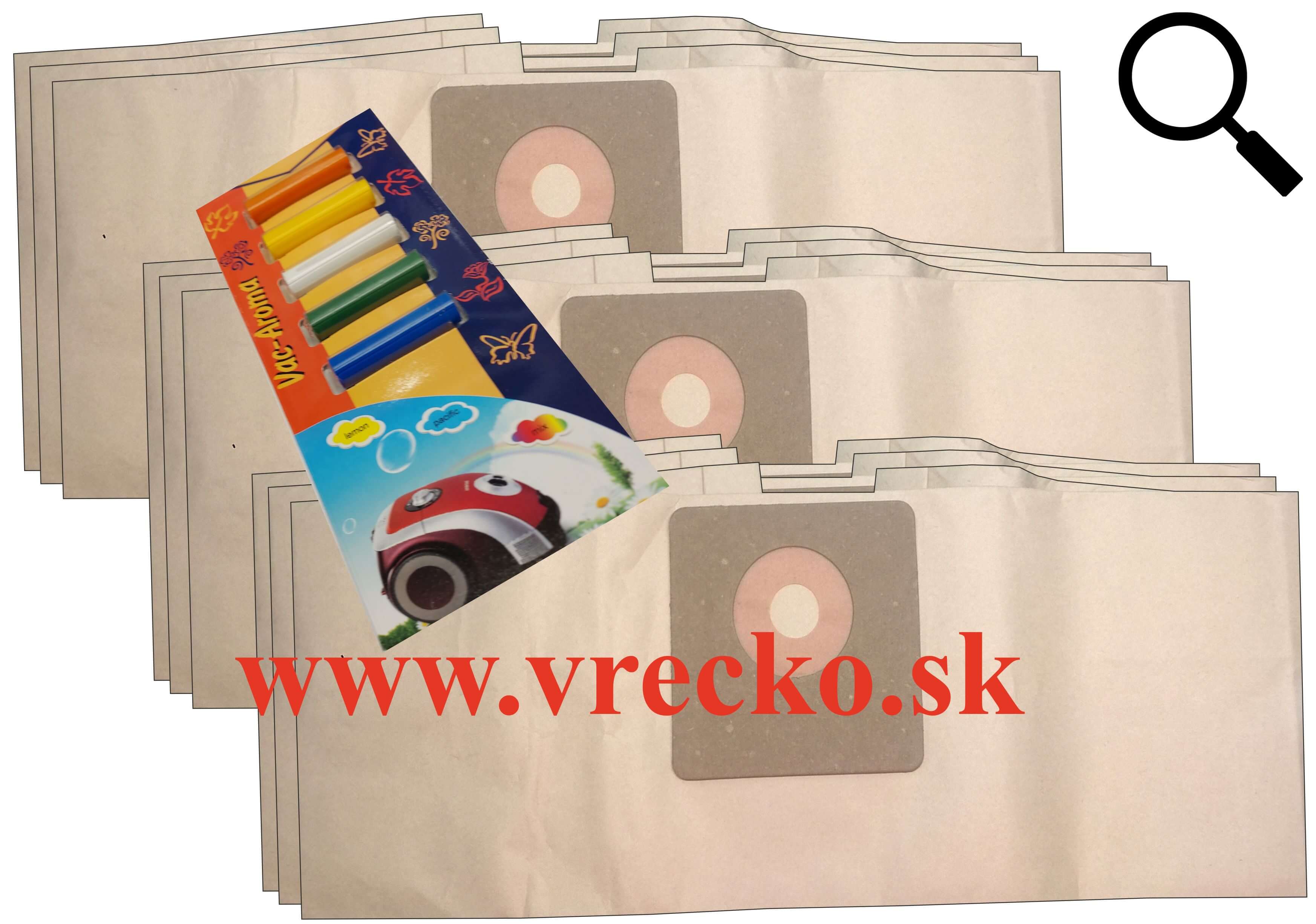 Zelmer 01Z013 - XL zvhodnen balenie papierovch vreciek do vysvaa + 5 ks vn do vysvaov MIX ZDARMA za cenu 3,99 (celkovo vreciek 9 ks)