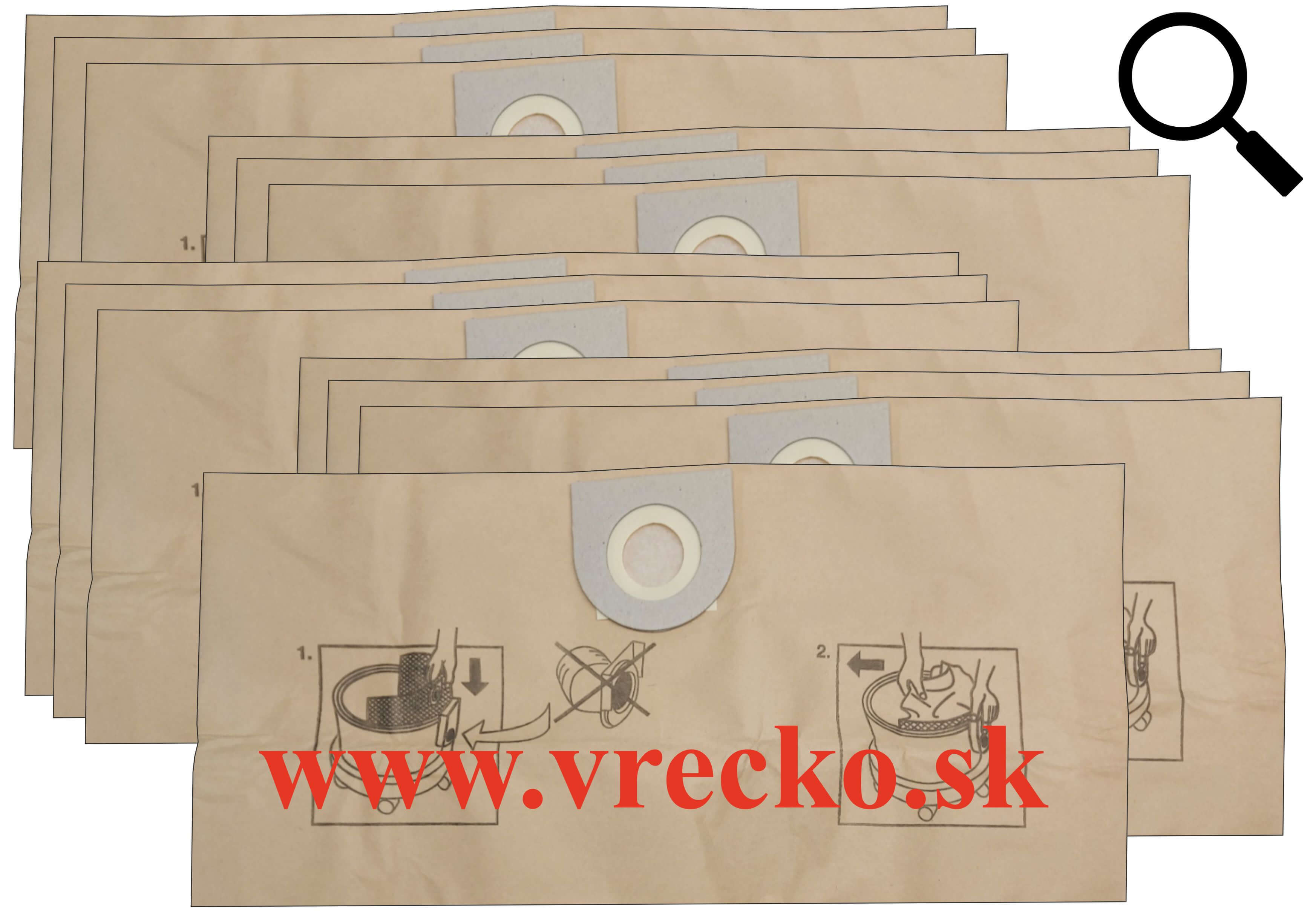 VAX 1000 - Papierové vrecká do vysávača XXL vo zvýhodnenom balení s dopravou zdarma (13ks)