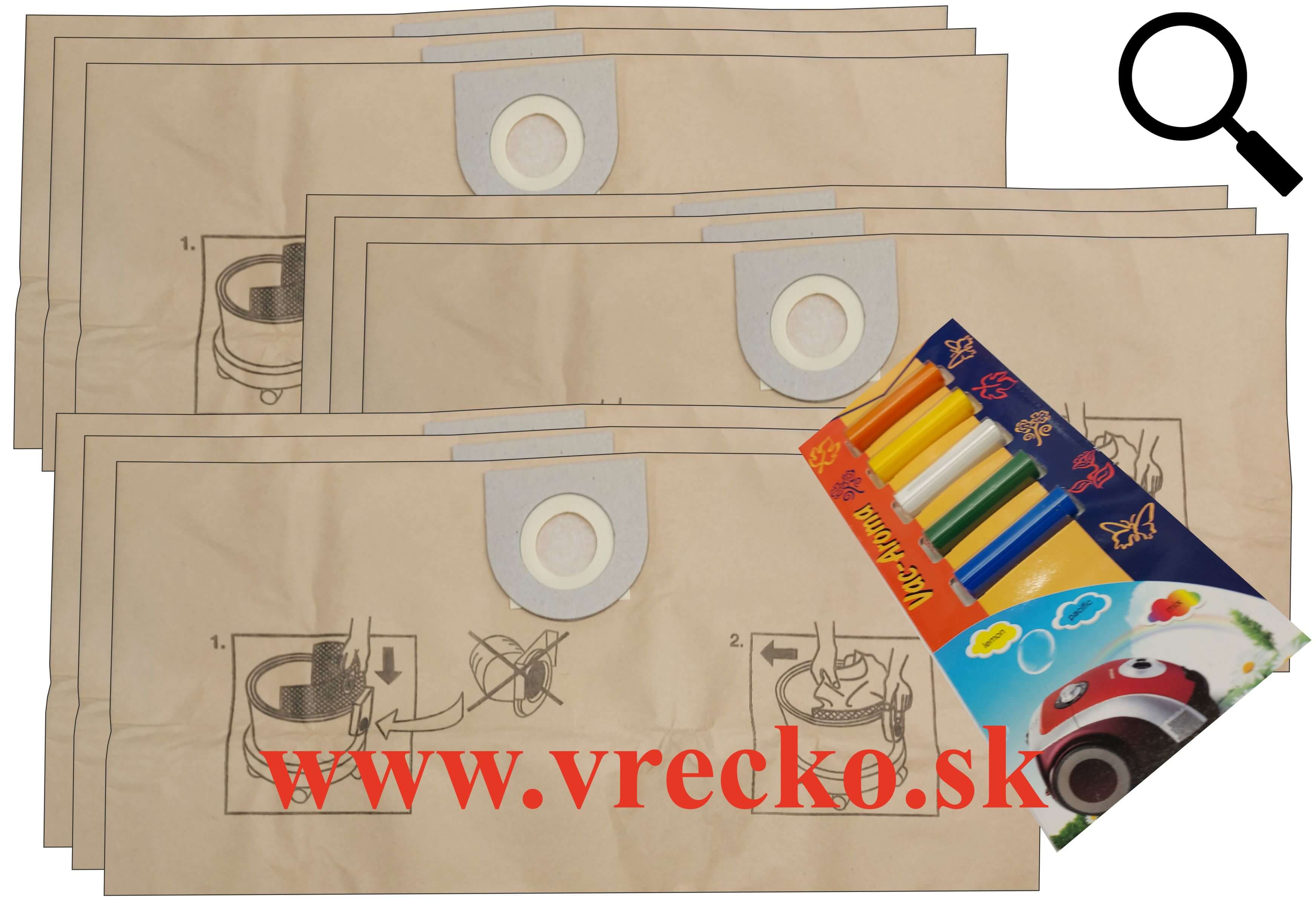 VAX 1000 - XL zvhodnen balenie papierovch vreciek do vysvaa + 5 ks vn do vysvaov MIX ZDARMA za cenu 3,99 (celkovo vreciek 9 ks)