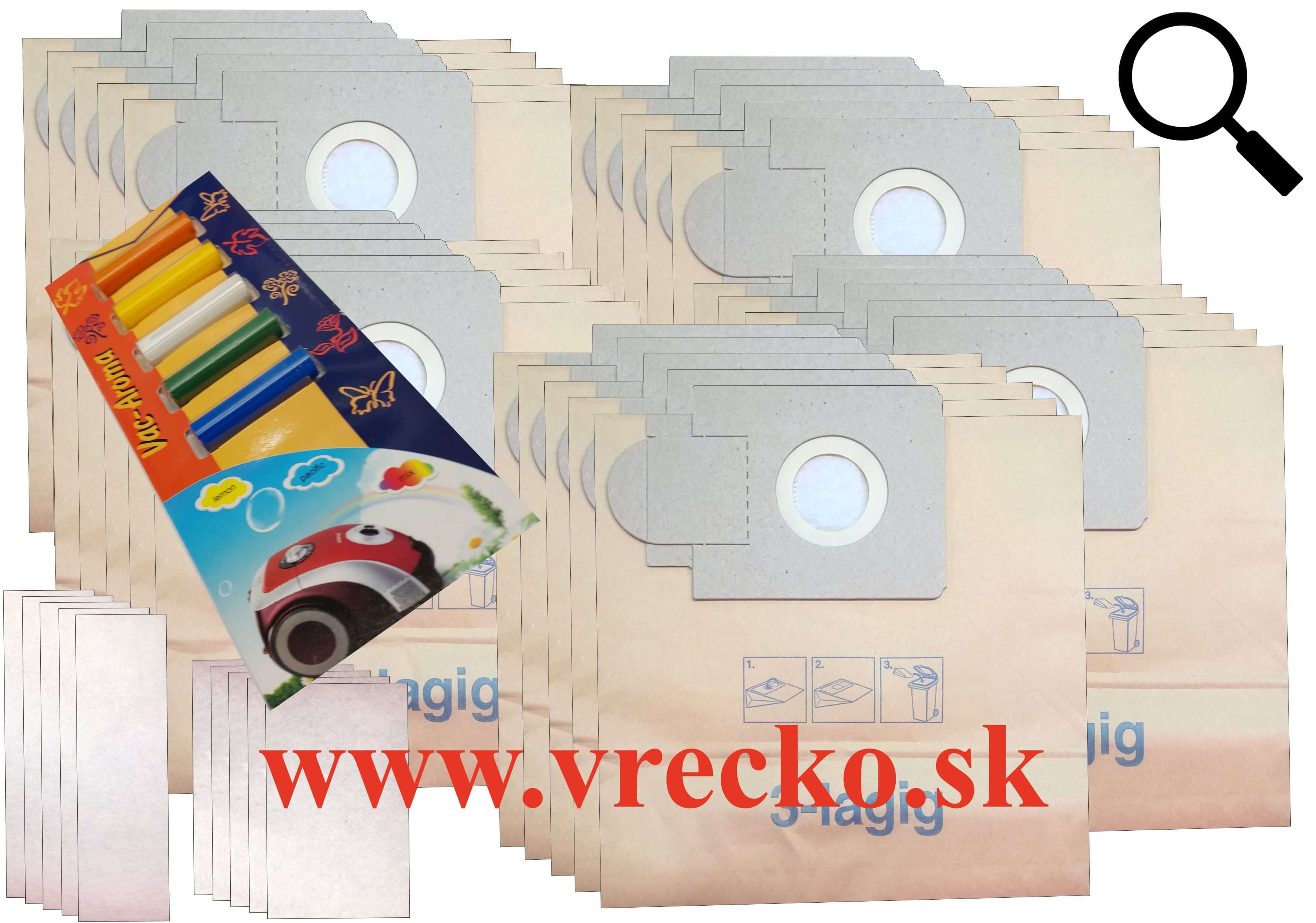 Eio Futura Serie - zvýhodnené balenie typ XL - papierové vrecká do vysávača s dopravou zdarma + 5ks rôznych vôní do vysávačov v cene 3,99 ZDARMA (25ks)