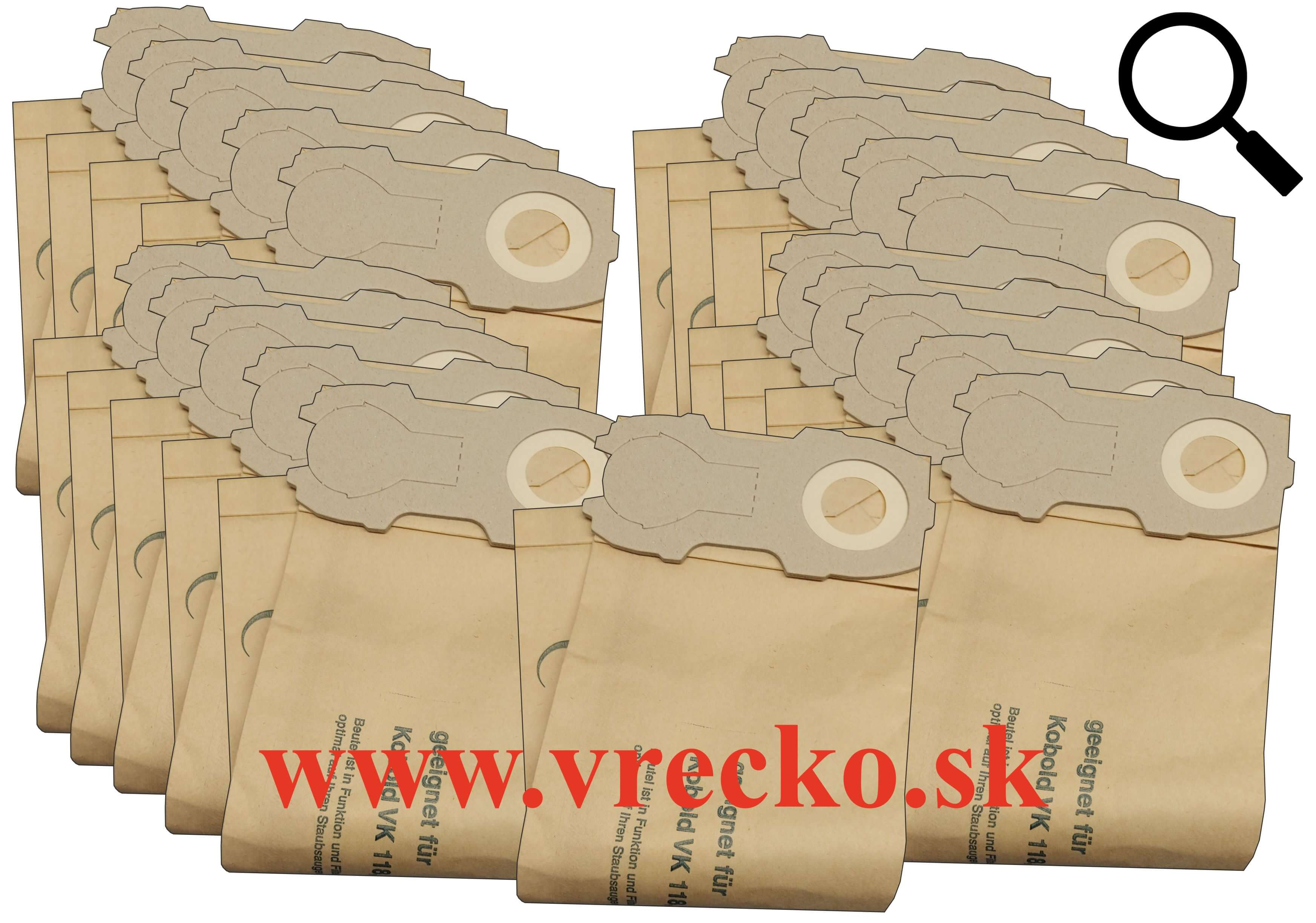 Vorwerk ET 340 - Papierové vrecká do vysávača XXL vo zvýhodnenom balení s dopravou zdarma (21ks)