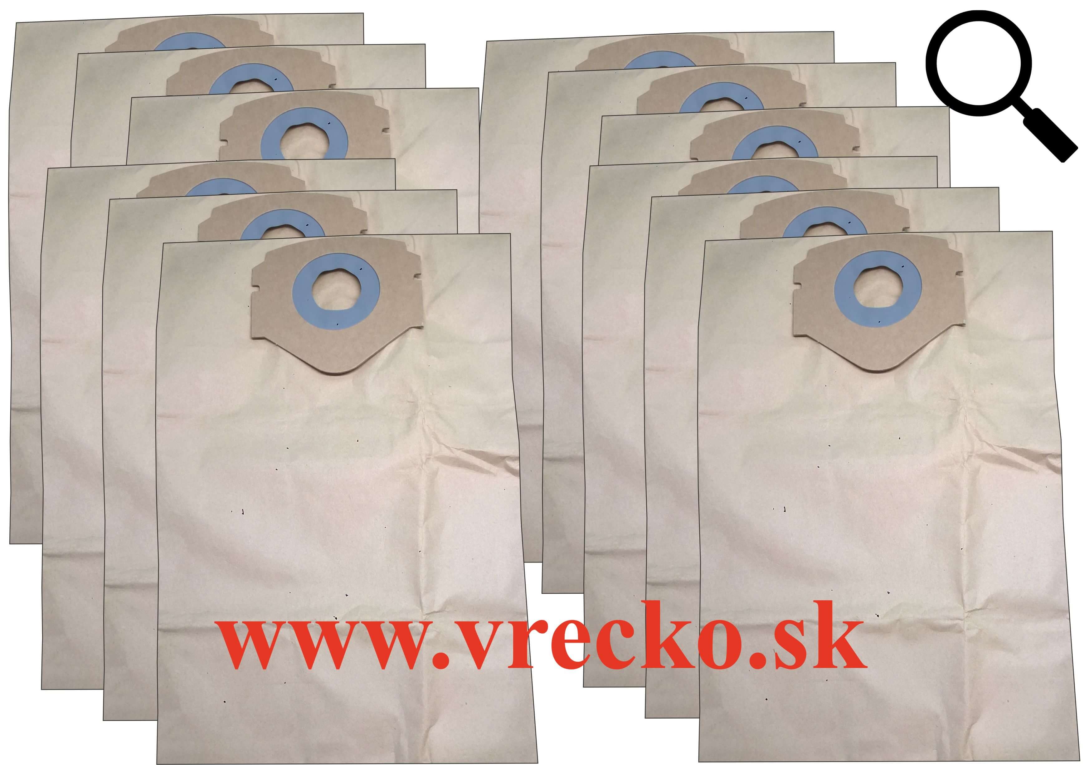 Aqua Vac Power Vac 1250 - Papierové vrecká do vysávača XXL vo zvýhodnenom balení s dopravou zdarma (12ks)
