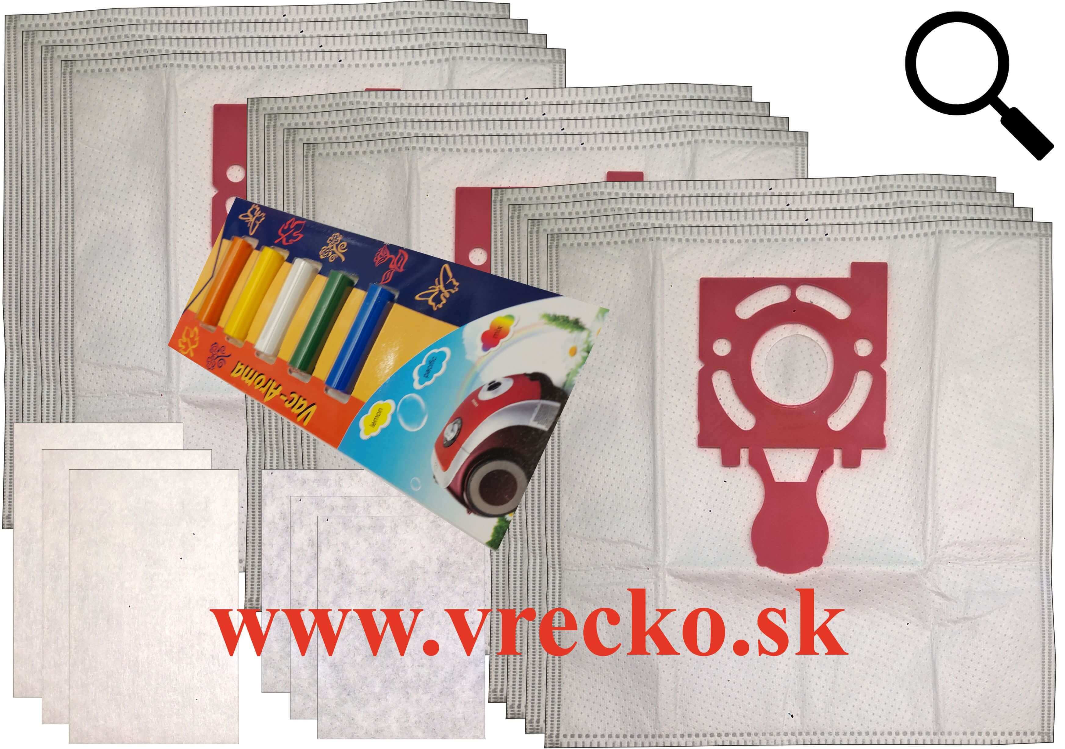 Zelmer ZVCA 300B - XL zvhodnen balenie textilnch vreciek do vysvaa + 5 ks vn do vysvaov MIX ZDARMA za cenu 3,99 (celkovo vreciek 12 ks)