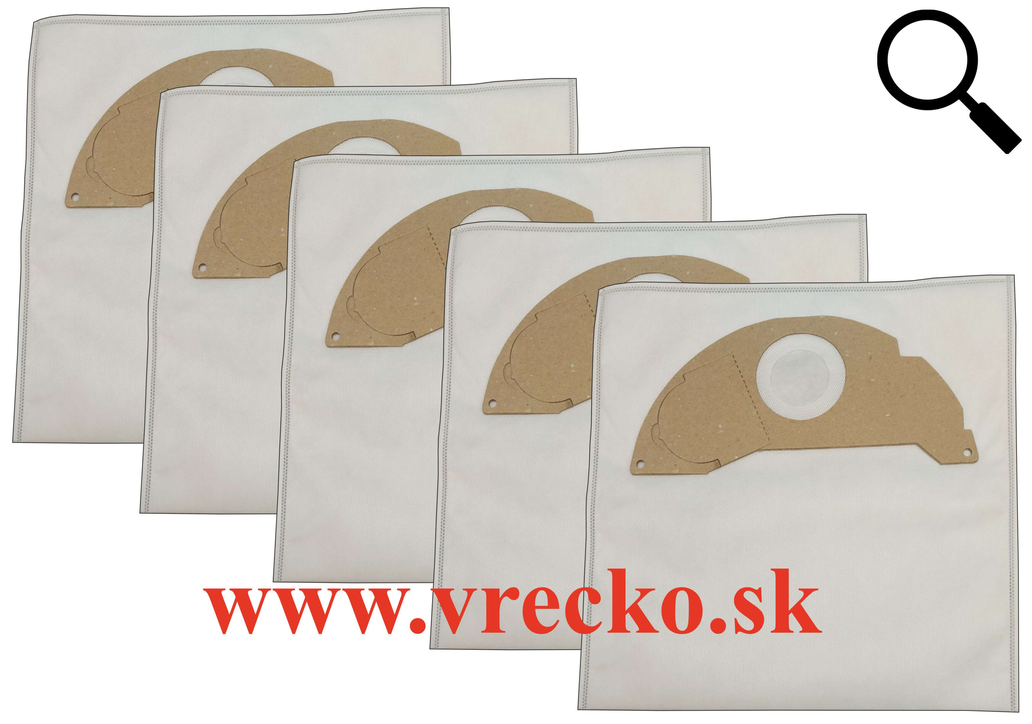 Krcher 2014 CV - zvhodnen balenie typ F - textiln vreck do vysvaa,, 5ks