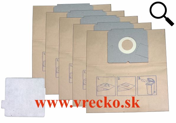 Aeg CE 950 Ecotec papierové vrecká do vysávača, 5ks