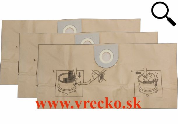 VAX 2301 papierové vrecká, sáčky do vysávača, 3ks