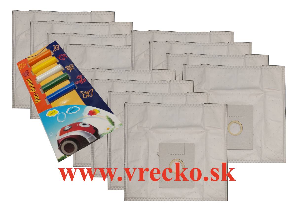 Bosch BBZ 71 AFK - zvýhodnené balenie typ M - textilných vreciek do vysávača + 5 ks rôznych vôní do vysávačov v cene 3,99 ZDARMA (celkovo vreciek 12 ks)